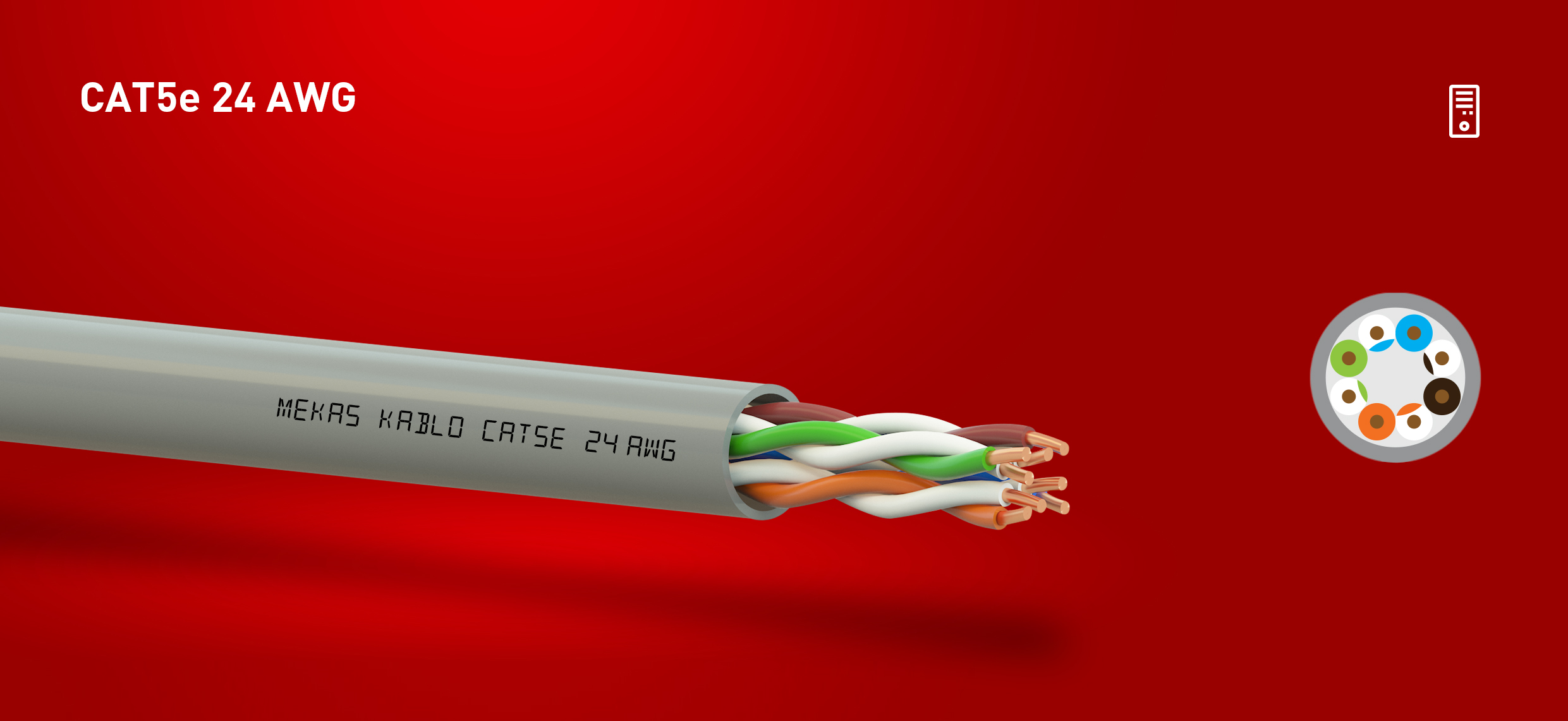 CAT5E 24 AWG 1 CAT5E 24 AWG